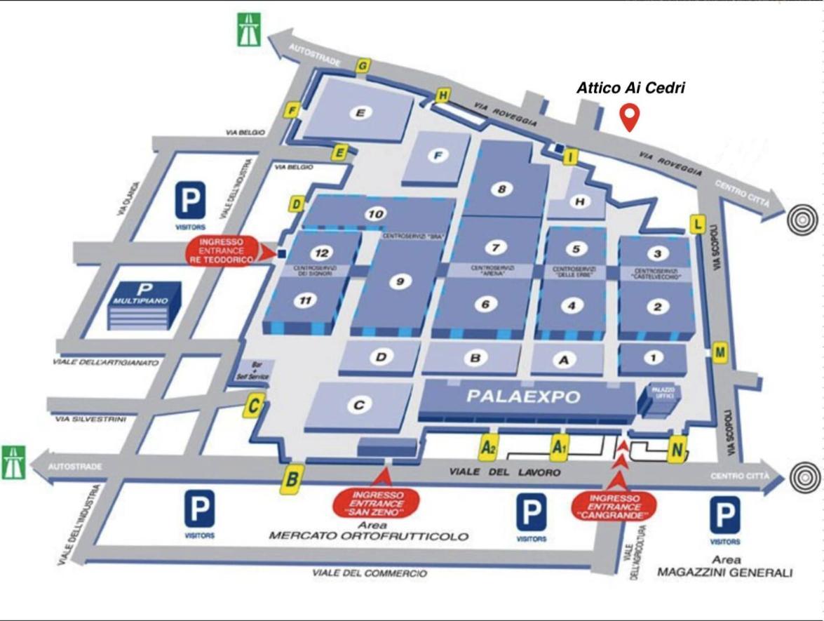 Attico Ai Cedri Apartman Verona Kültér fotó